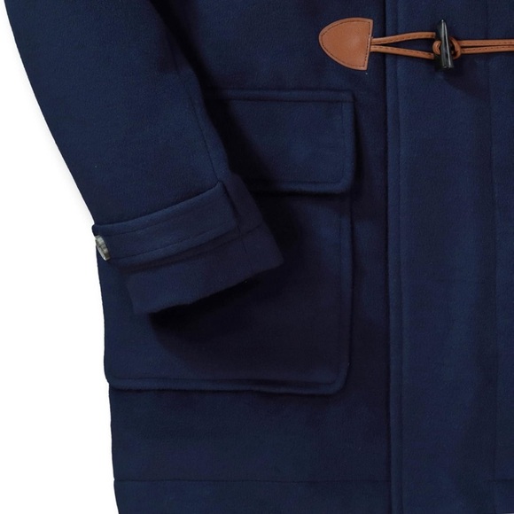 NWT’s Hope & Henry Classic Navy Men’s Toggle Coat! - Picture 6 of 9